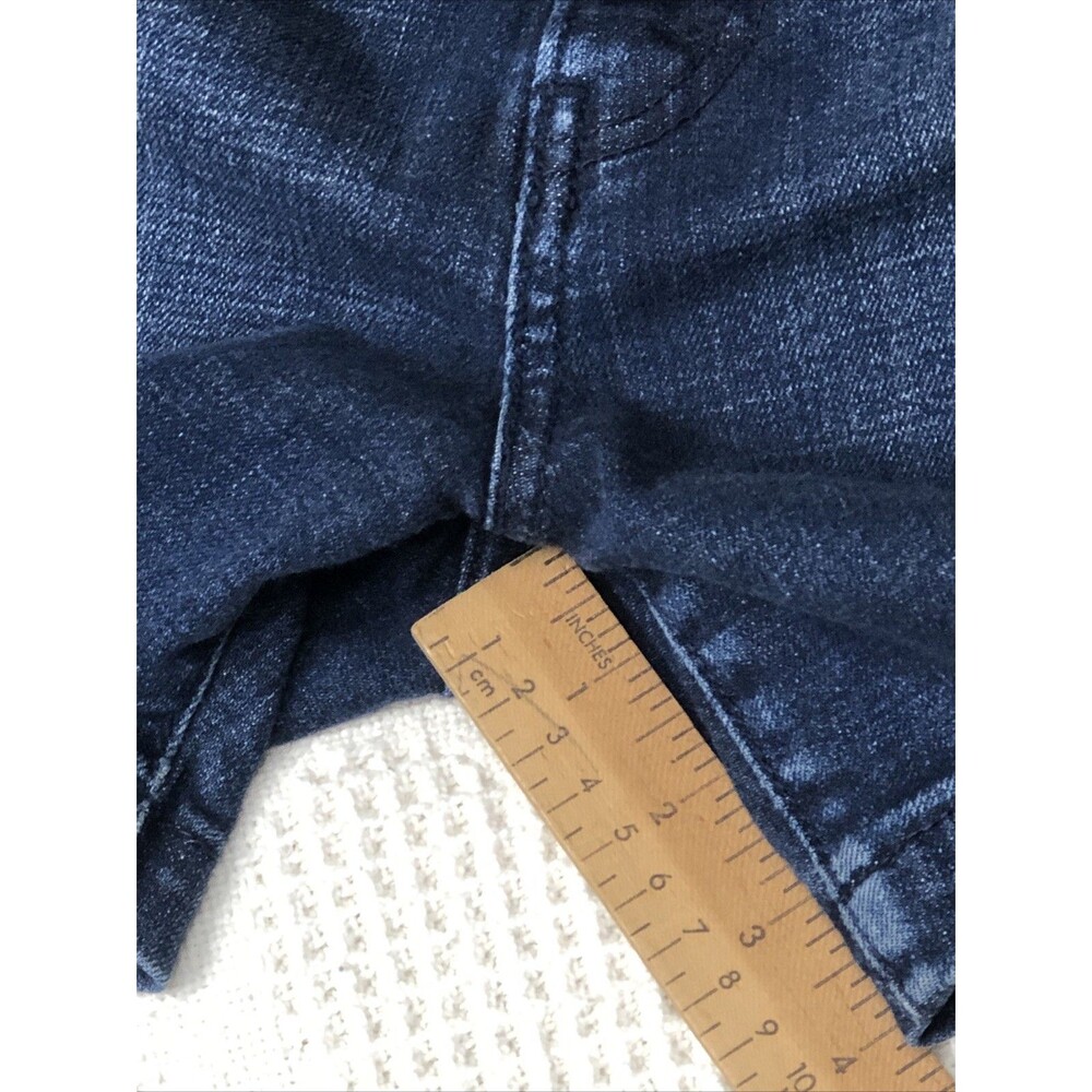 Levis Womens 515 Jean Shorts Blue Stretch Medium Wash Mid Rise Pockets 12 - Picture 8 of 13